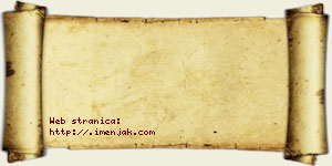 Radmila Aćimović vizit kartica